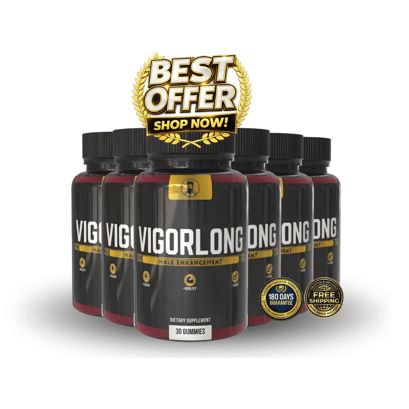 VigorLong Men's Wellness Health — 6 Bottle / 180 Day Pack