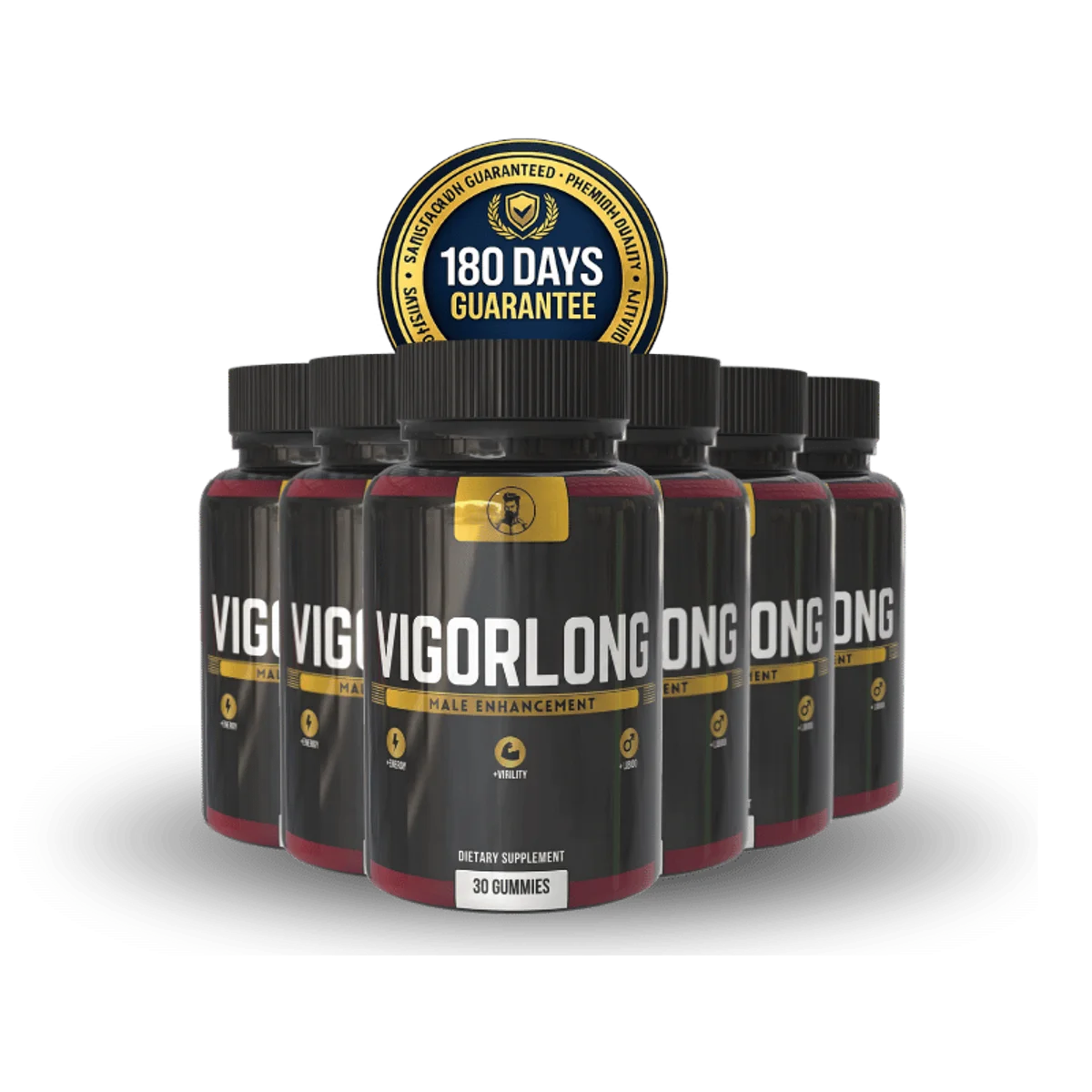 VigorLong Men's Wellness Health — Front Label